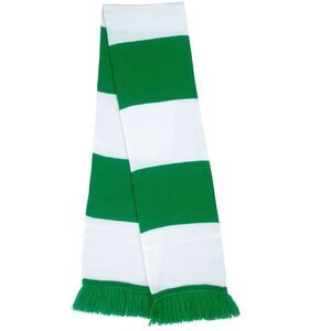 Result Winter Essentials Team Scarf / Kelly Green/White